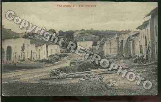 Ville de FRAIMBOIS Carte postale ancienne
