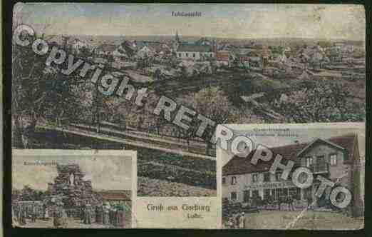 Ville de GARREBOURG Carte postale ancienne
