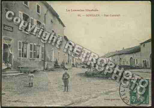 Ville de GOVILLER Carte postale ancienne