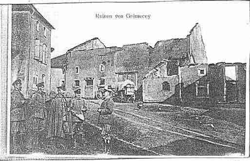 Ville de GREMECEY Carte postale ancienne