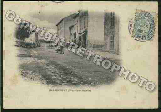 Ville de HARAUCOURT Carte postale ancienne