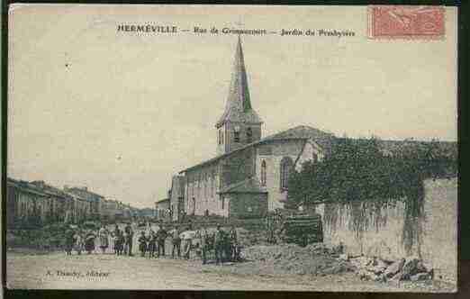 Ville de HERMEVILLEENWOEVRE Carte postale ancienne