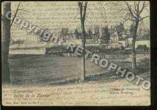 Ville de HOMBOURGBUDANGE Carte postale ancienne