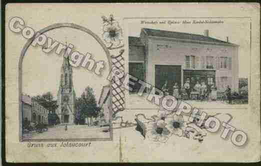 Ville de JALLAUCOURT Carte postale ancienne