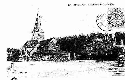Ville de LARZICOURT Carte postale ancienne