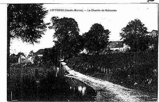 Ville de LEFFONDS Carte postale ancienne