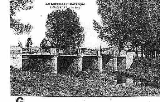 Ville de LEMAINVILLE Carte postale ancienne