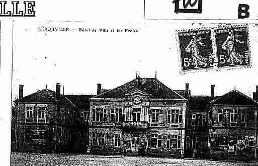 Ville de LEROUVILLE Carte postale ancienne