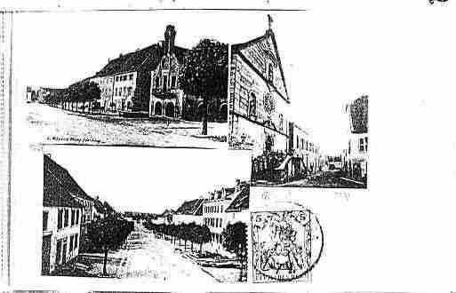 Ville de LIXHEIM Carte postale ancienne