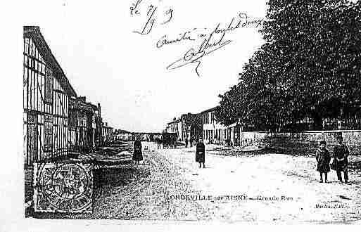 Ville de LONGEVILLESURLALAINES Carte postale ancienne