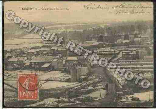 Ville de LONGLAVILLE Carte postale ancienne