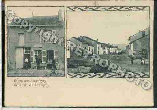 Ville de LOUVIGNY Carte postale ancienne