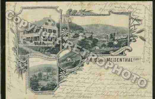 Ville de MEISENTHAL Carte postale ancienne
