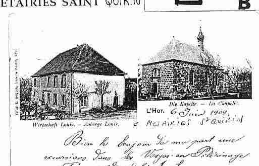 Ville de METAIRIESSAINTQUIRIN Carte postale ancienne