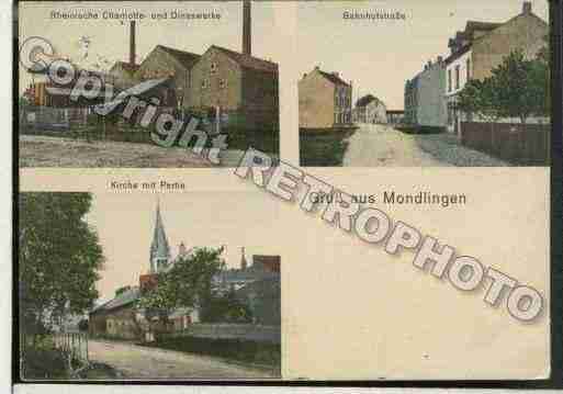 Ville de MONDELANGE Carte postale ancienne