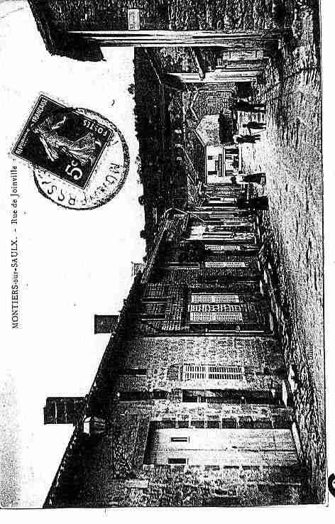 Ville de MONTIERSSURSAULX Carte postale ancienne
