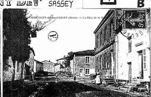 Ville de MONTIGNYDEVANTSASSEY Carte postale ancienne