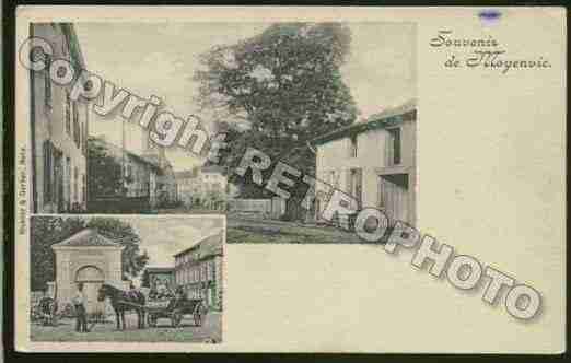 Ville de MOYENVIC Carte postale ancienne