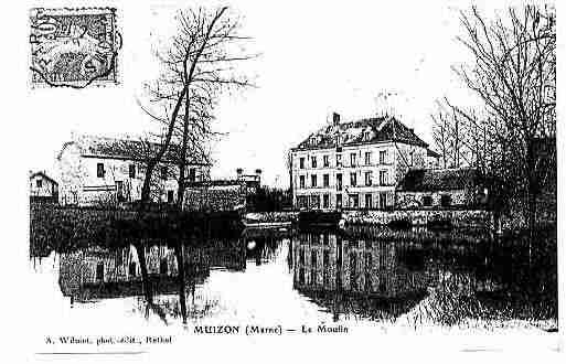 Ville de MUIZON Carte postale ancienne