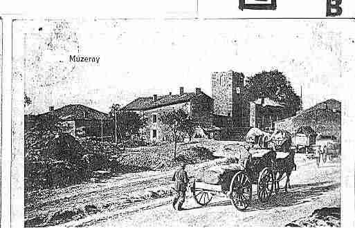 Ville de MUZERAY Carte postale ancienne