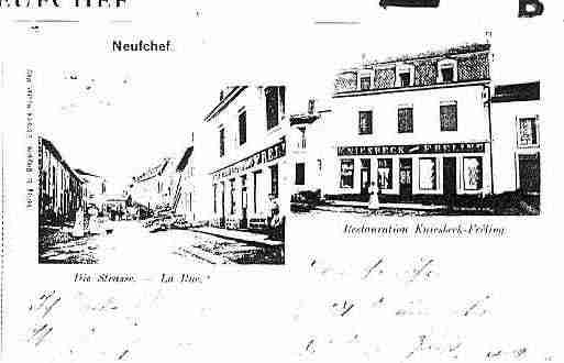Ville de NEUFCHEF Carte postale ancienne