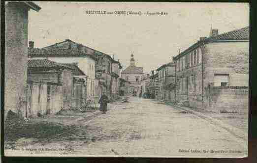 Ville de NEUVILLESURORNAIN Carte postale ancienne