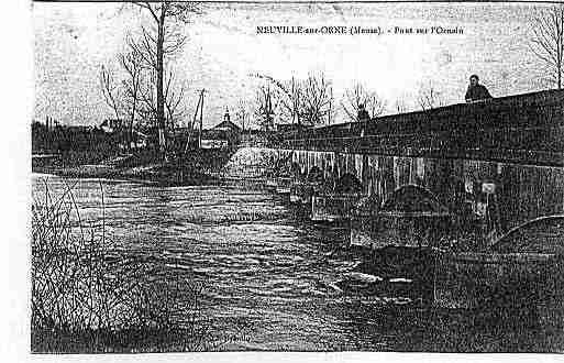 Ville de NEUVILLESURORNAIN Carte postale ancienne