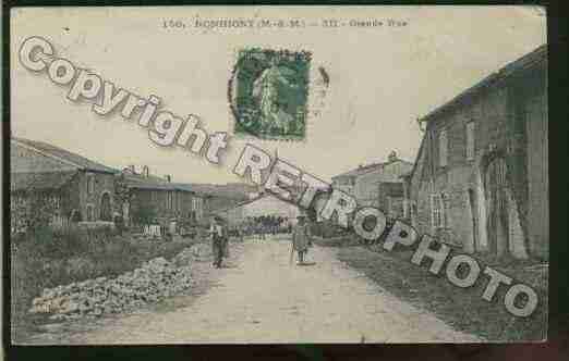 Ville de NONHIGNY Carte postale ancienne