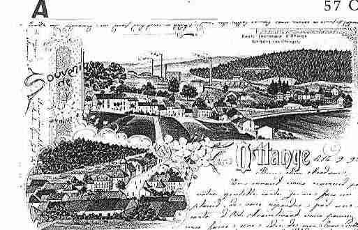 Ville de OTTANGE Carte postale ancienne