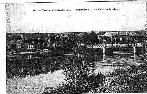 Ville de OURCHESSURMEUSE Carte postale ancienne