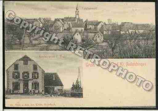 Ville de PETITREDERCHING Carte postale ancienne