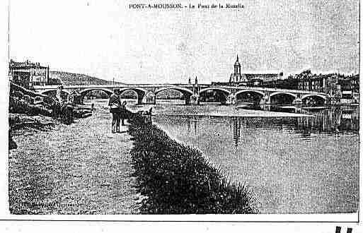 Ville de PONTAMOUSSON Carte postale ancienne