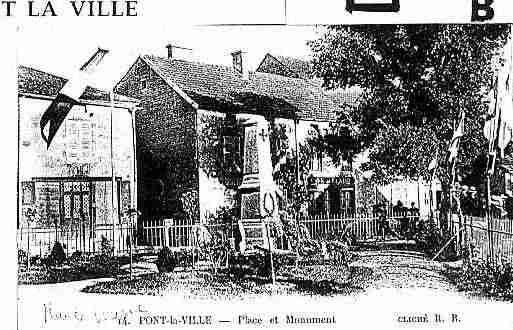 Ville de PONTLAVILLE Carte postale ancienne