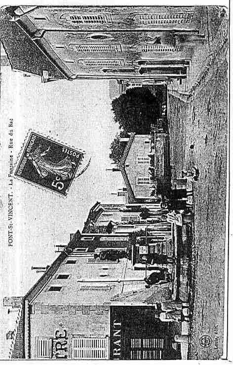 Ville de PONTSAINTVINCENT Carte postale ancienne