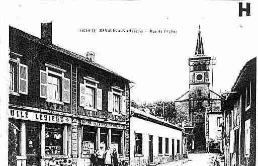 Ville de RANGUEVAUX Carte postale ancienne