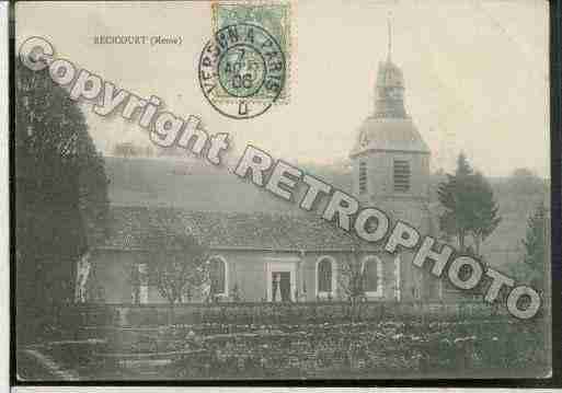 Ville de RECICOURT Carte postale ancienne