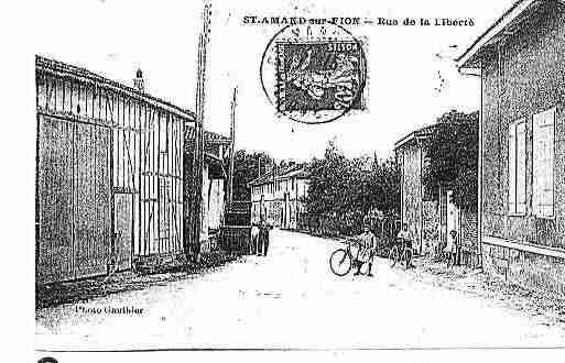 Ville de SAINTAMANDSURFION Carte postale ancienne
