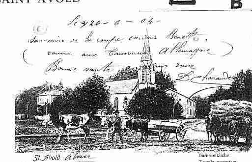 Ville de SAINTAVOLD Carte postale ancienne