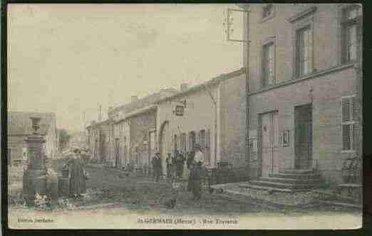 Ville de SAINTGERMAINSURMEUSE Carte postale ancienne