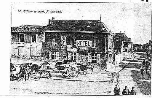 Ville de SAINTHILAIRELEPETIT Carte postale ancienne