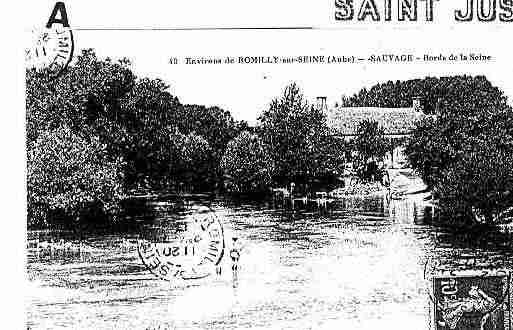 Ville de SAINTJUSTSAUVAGE Carte postale ancienne