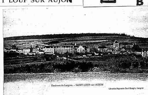 Ville de SAINTLOUPSURAUJON Carte postale ancienne