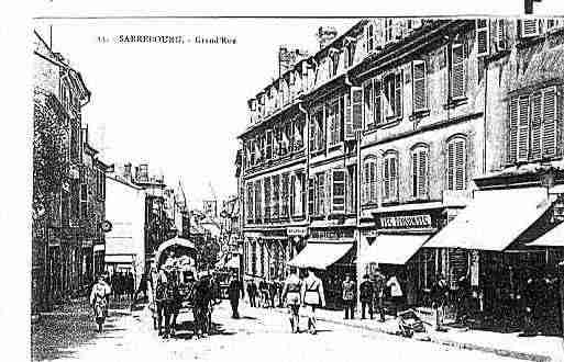 Ville de SARREBOURG Carte postale ancienne
