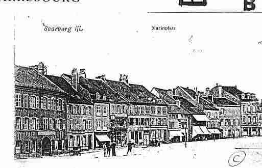 Ville de SARREBOURG Carte postale ancienne