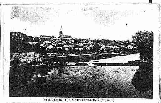 Ville de SARREINSMING Carte postale ancienne