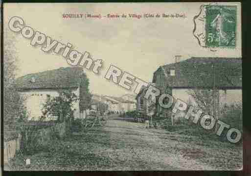 Ville de SOUILLY Carte postale ancienne