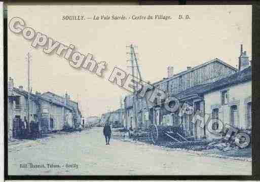 Ville de SOUILLY Carte postale ancienne