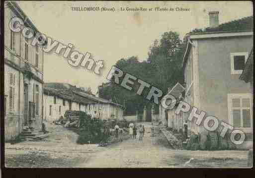 Ville de THILLOMBOIS Carte postale ancienne