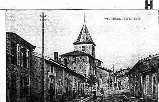 Ville de TRONVILLEENBARROIS Carte postale ancienne