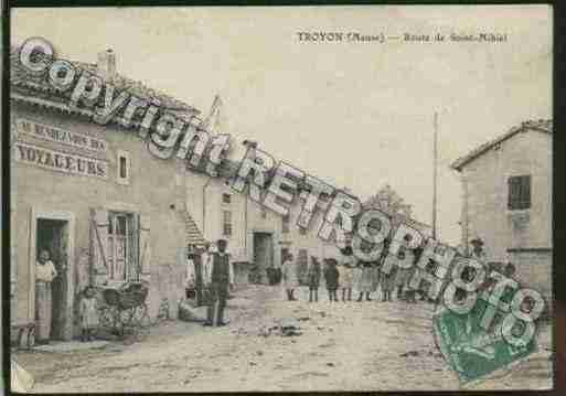 Ville de TROYON Carte postale ancienne